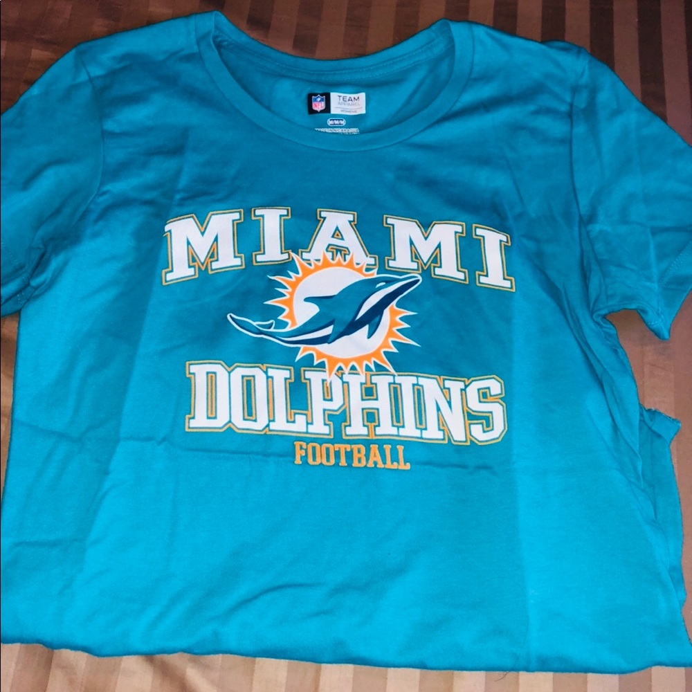 Miami Dolphin set Hat, visor, Ladies shirt
